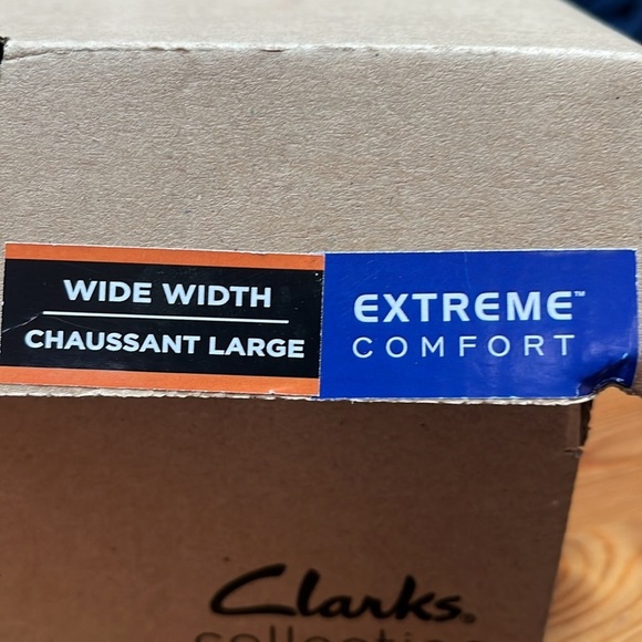 Clarks Men's Brown/Tan Shoes Oxford Loafers Winddon step 11.5 W new in box - Picture 10 of 14